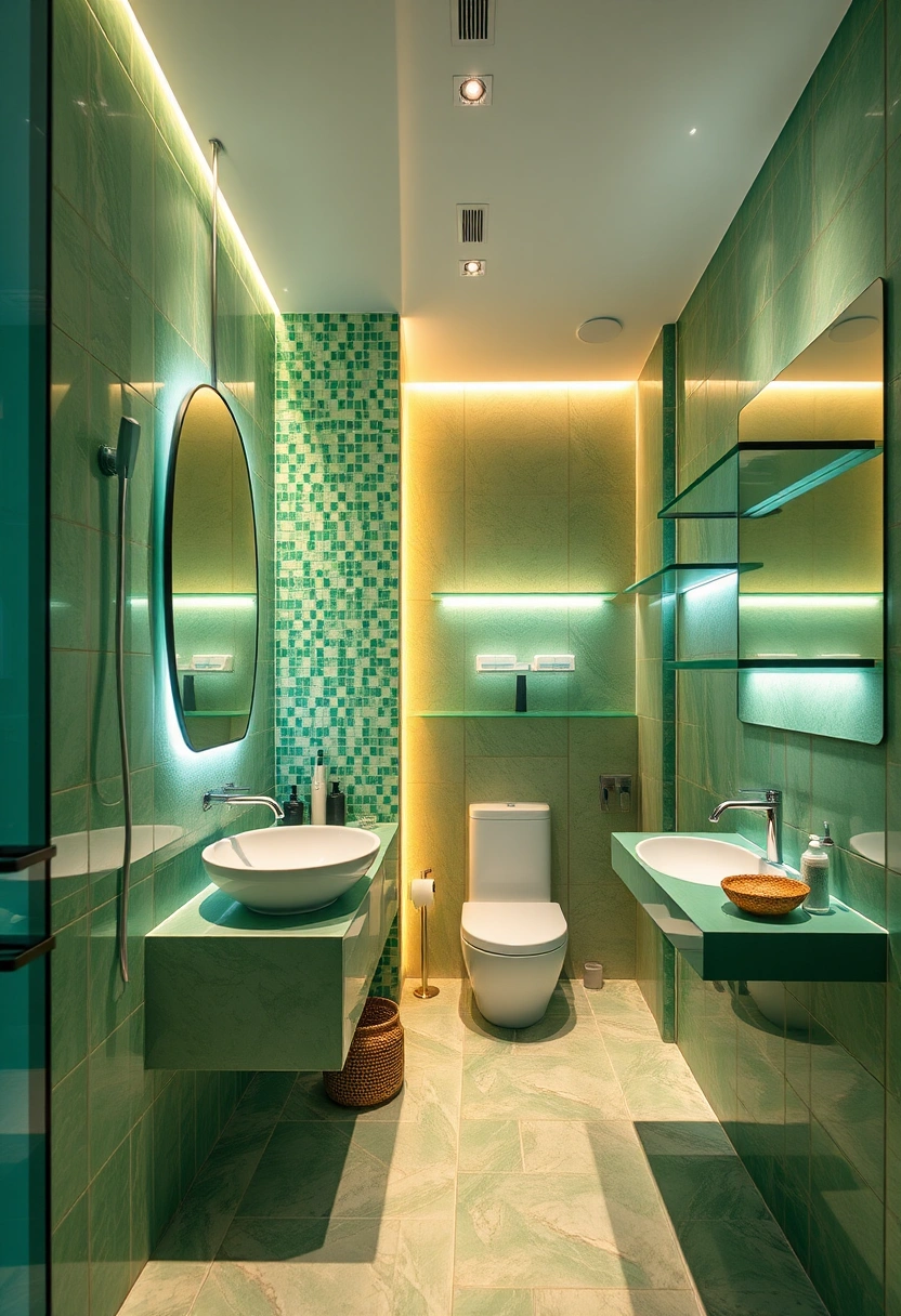 Beach theme bathroom ideas 11