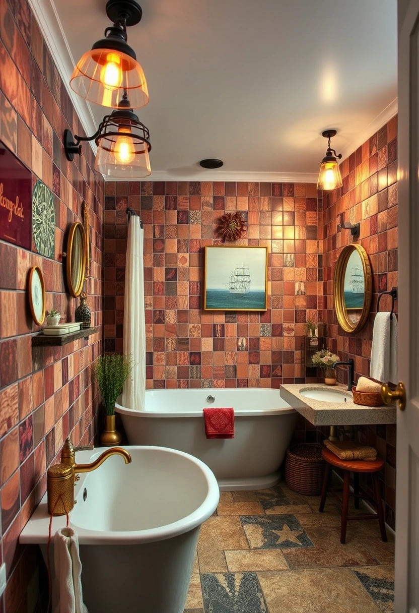 Beach theme bathroom ideas 19