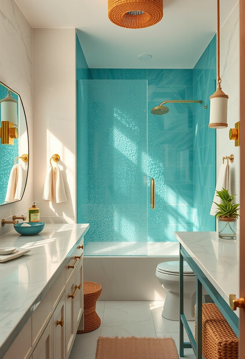 Beach theme bathroom ideas 2