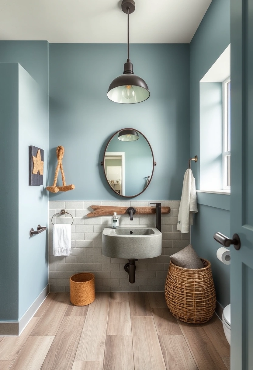 Beach theme bathroom ideas 6