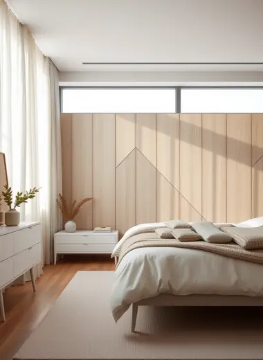 Bedroom accent wall ideas 1