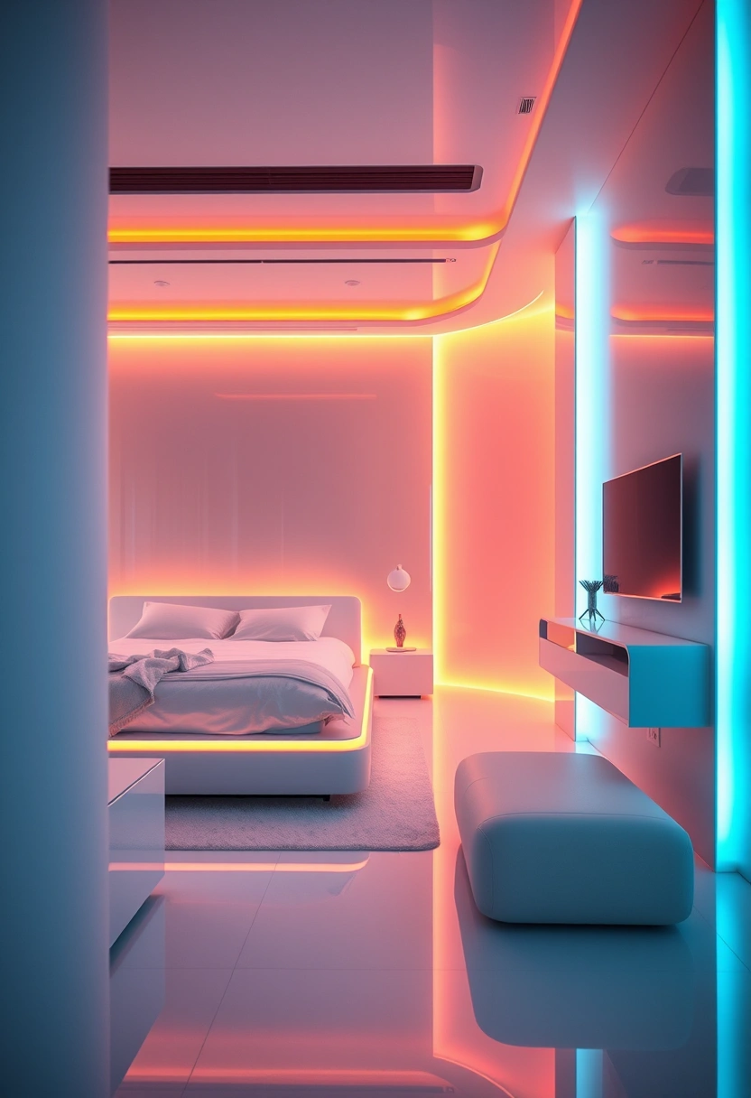 Bedroom accent wall ideas 14