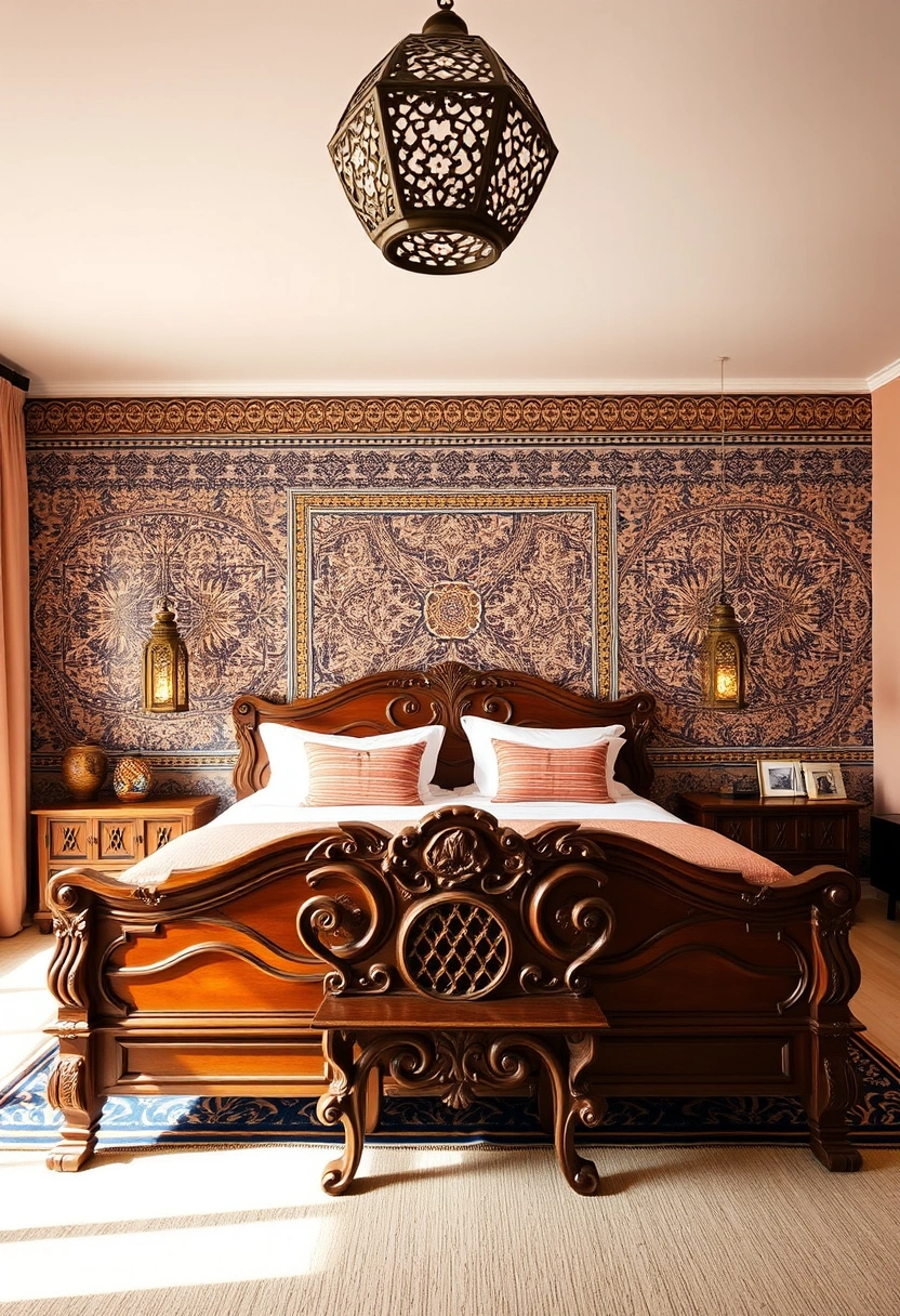 Bedroom accent wall ideas 17