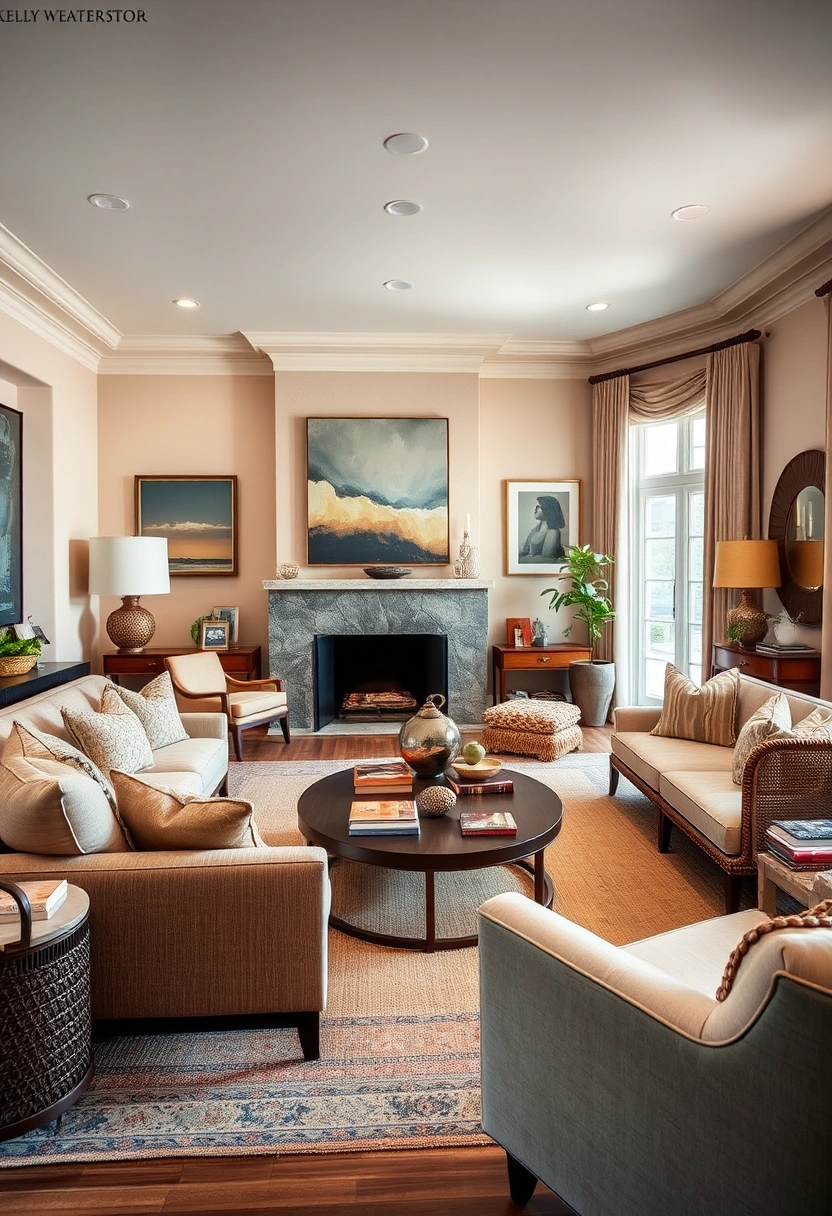 Beige living room ideas 20