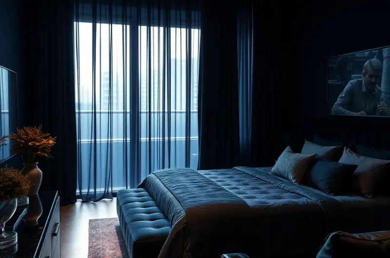 Black and blue bedroom ideas 1