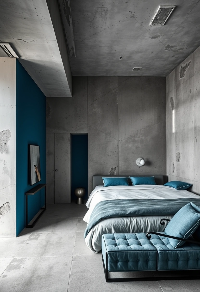 Black and blue bedroom ideas 13