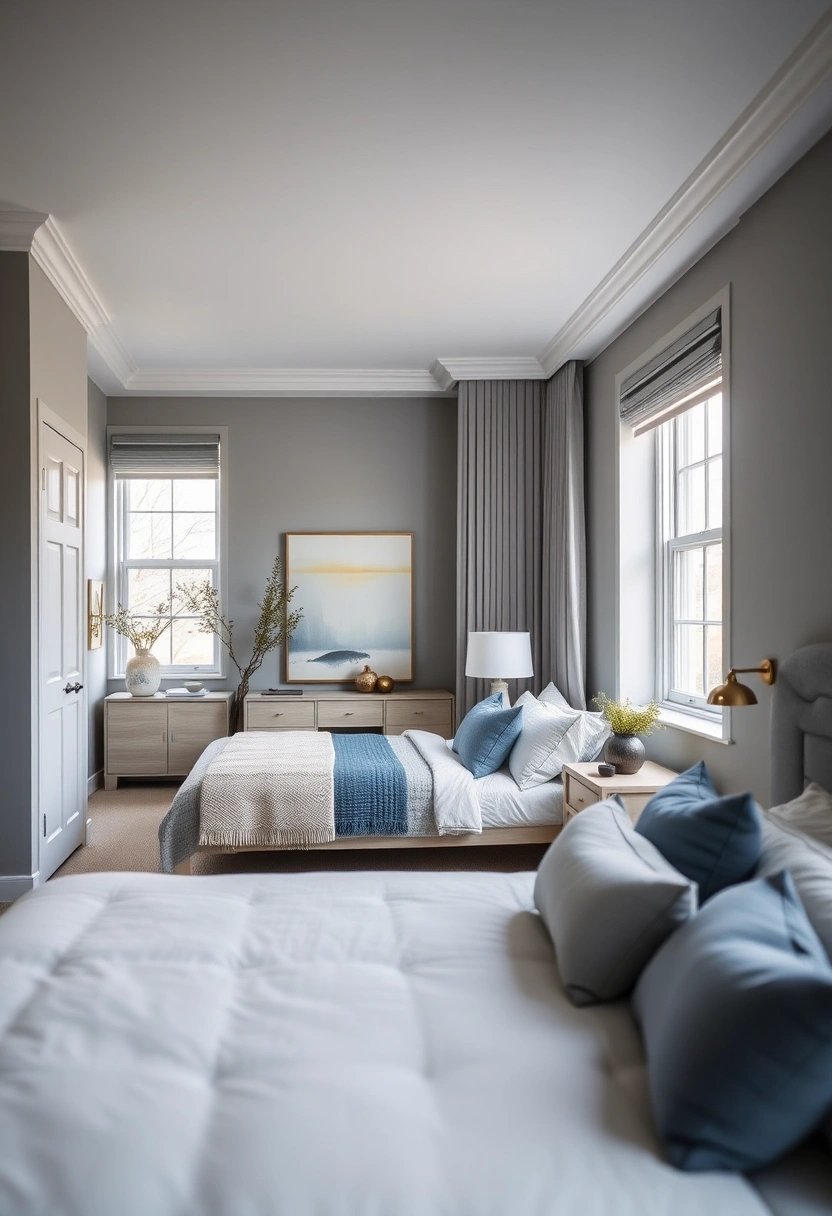 Black and blue bedroom ideas 19