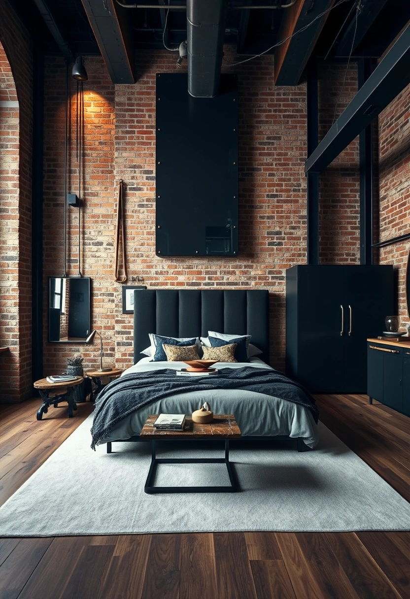 Black and blue bedroom ideas 20