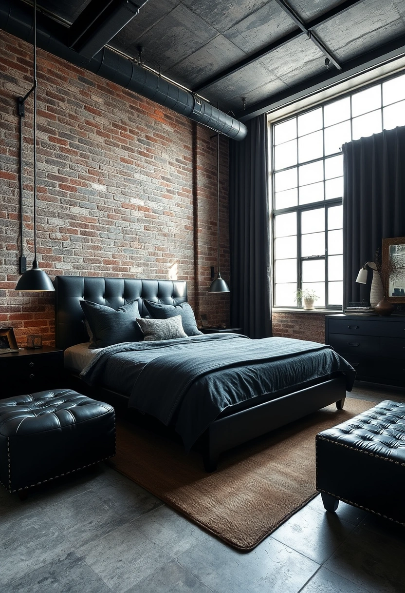Black and blue bedroom ideas 6