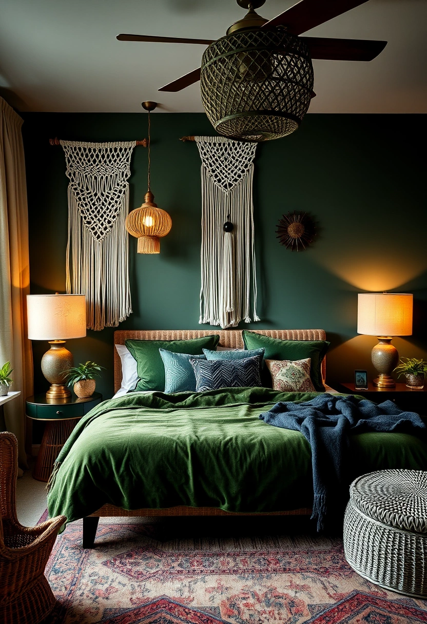 Black and green bedroom ideas 13
