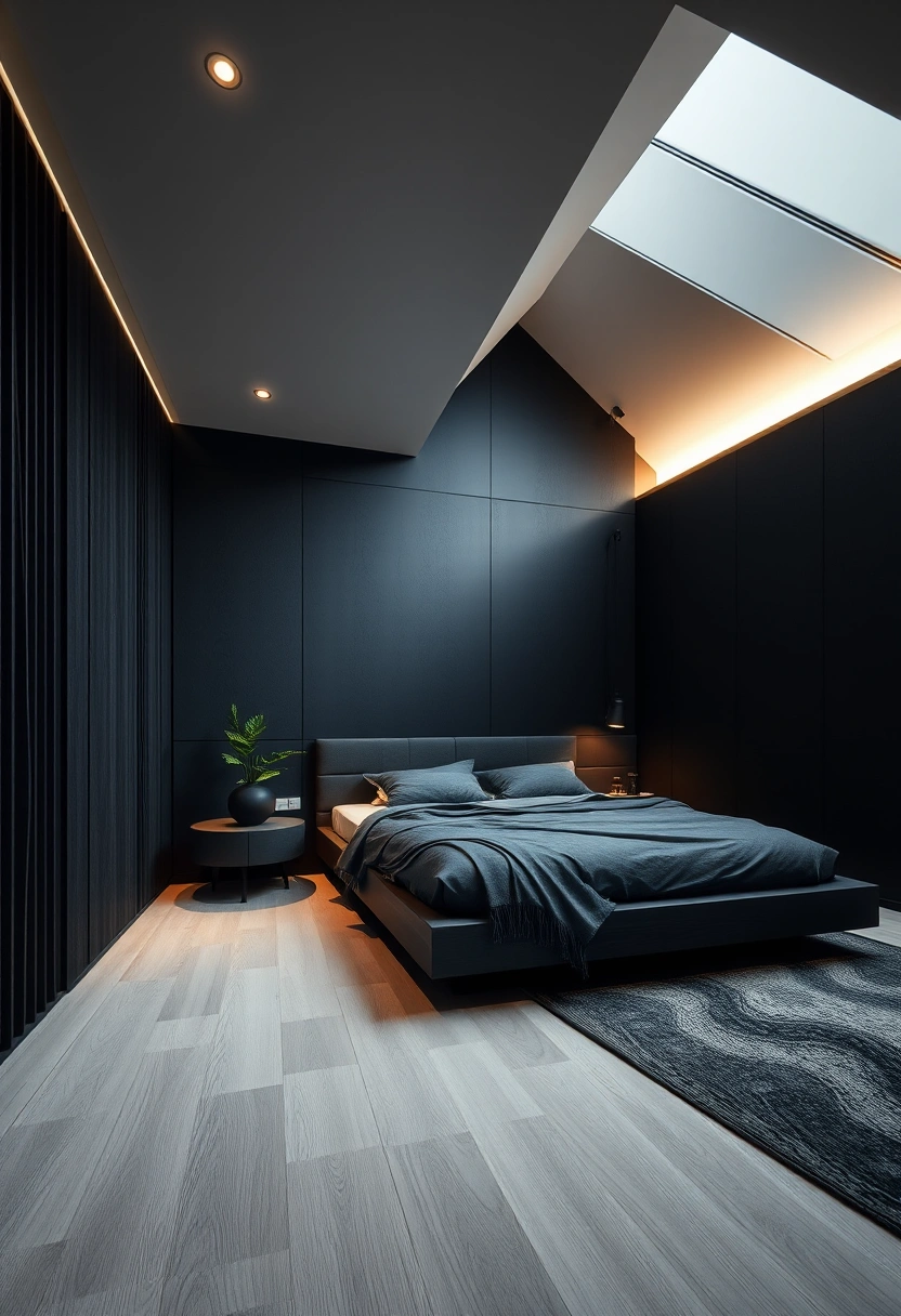 Black and green bedroom ideas 17