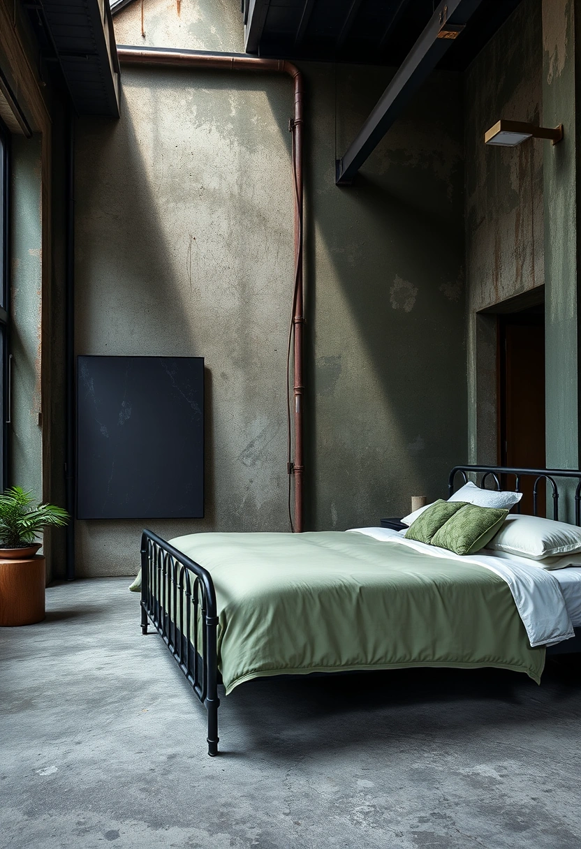 Black and green bedroom ideas 18