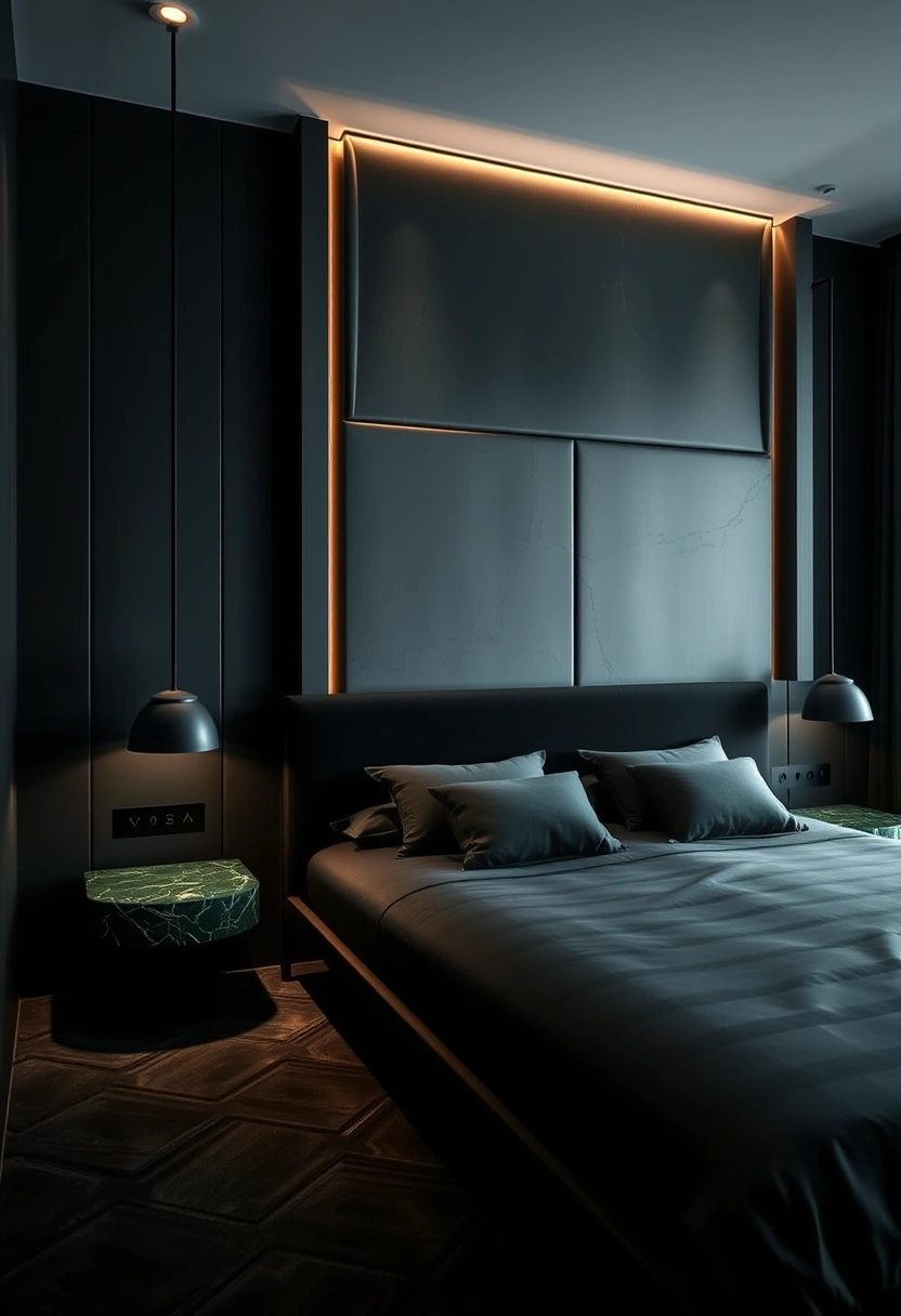 Black and green bedroom ideas 2