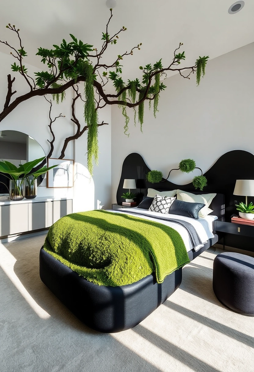 Black and green bedroom ideas 20