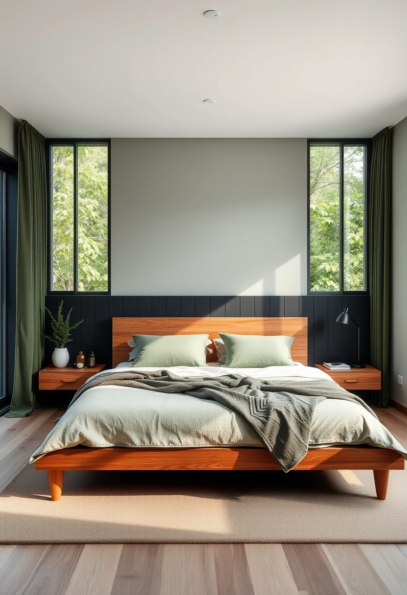 Black and green bedroom ideas 7