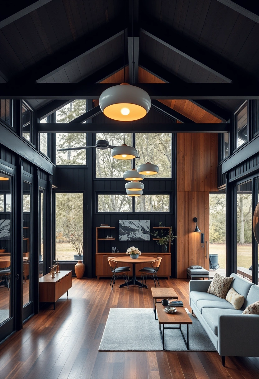 Black barndominium exterior ideas 10