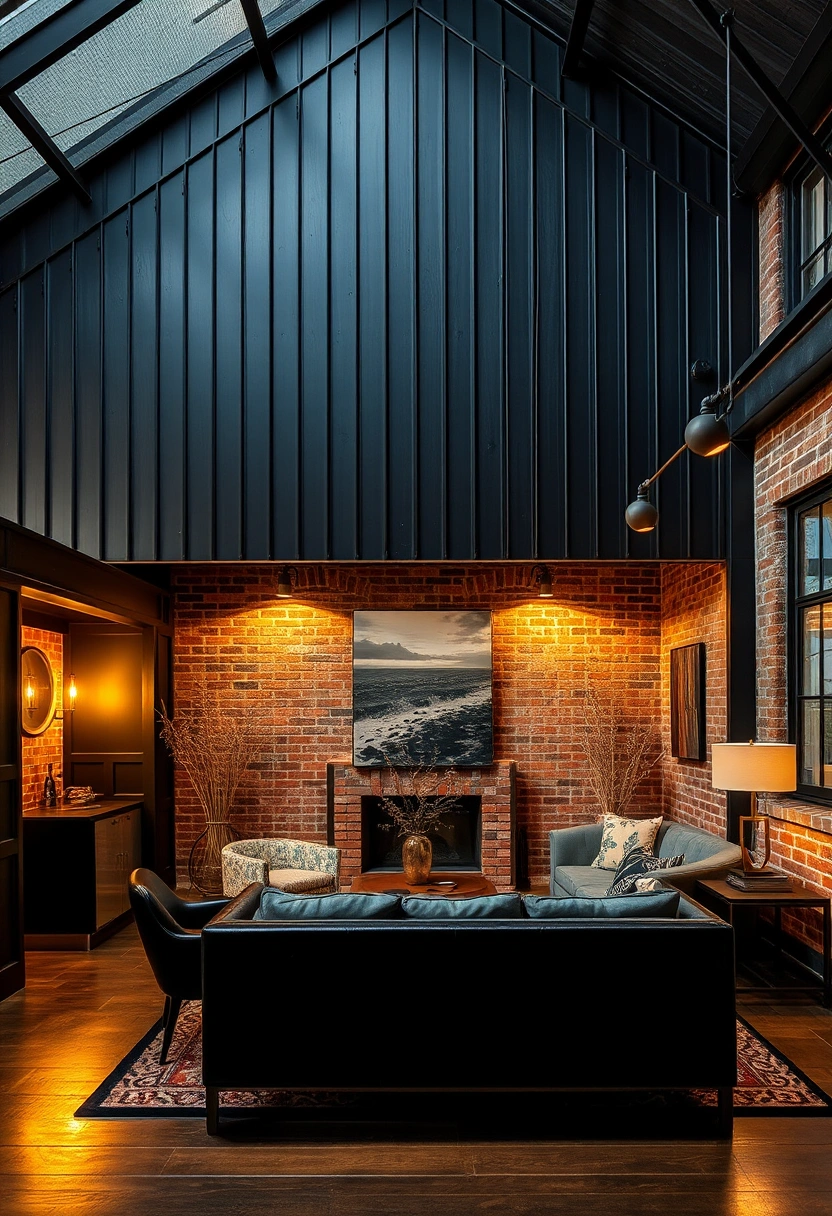 Black barndominium exterior ideas 8