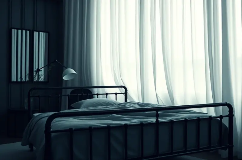 Black bedframe bedroom ideas 1