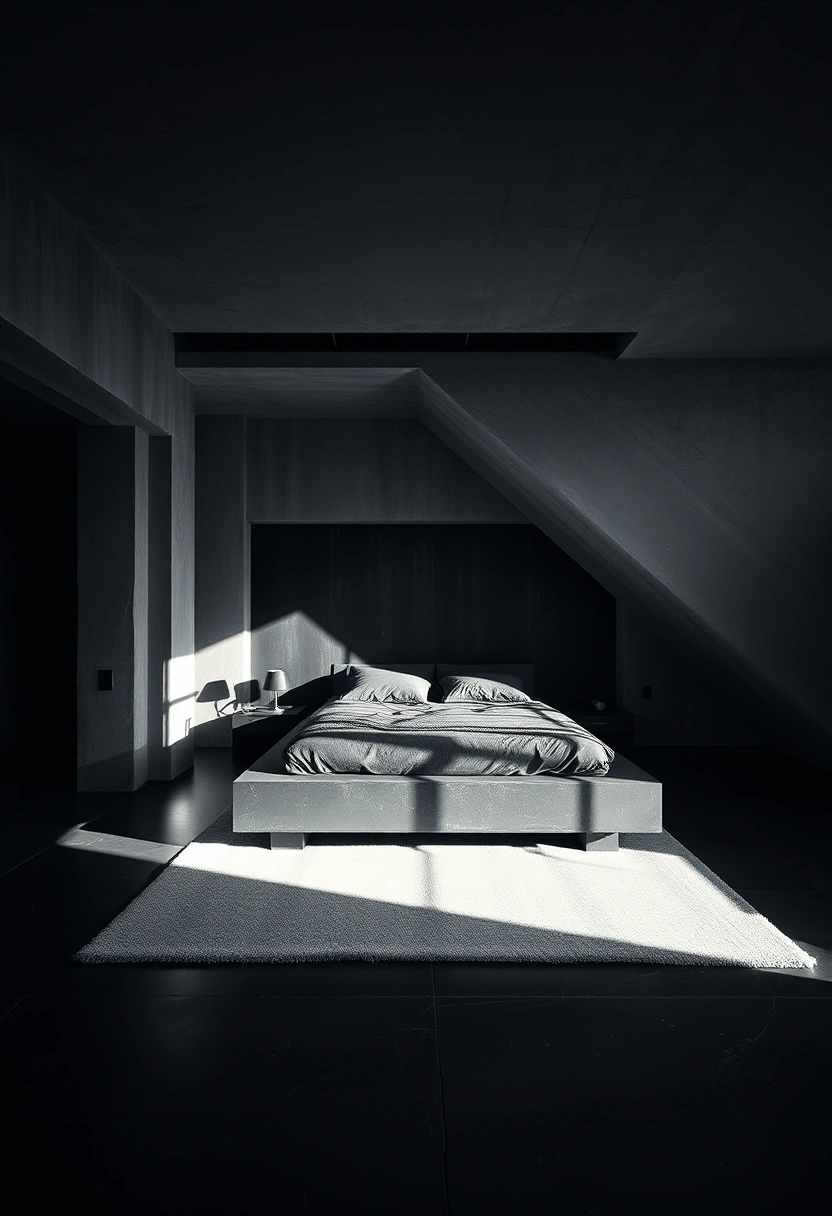 Black bedframe bedroom ideas 20