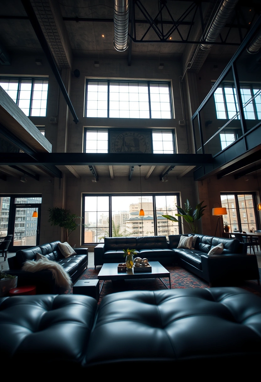 Black couch living room ideas 2