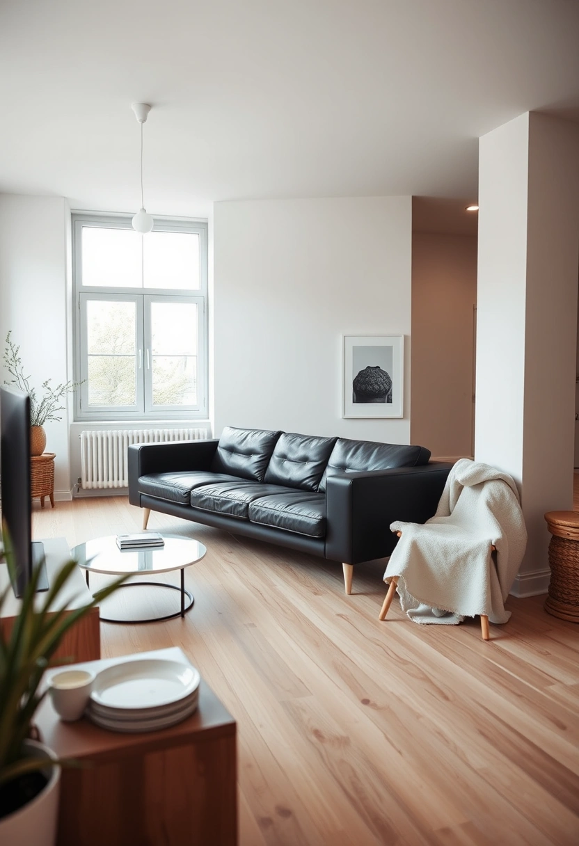 Black couch living room ideas 3