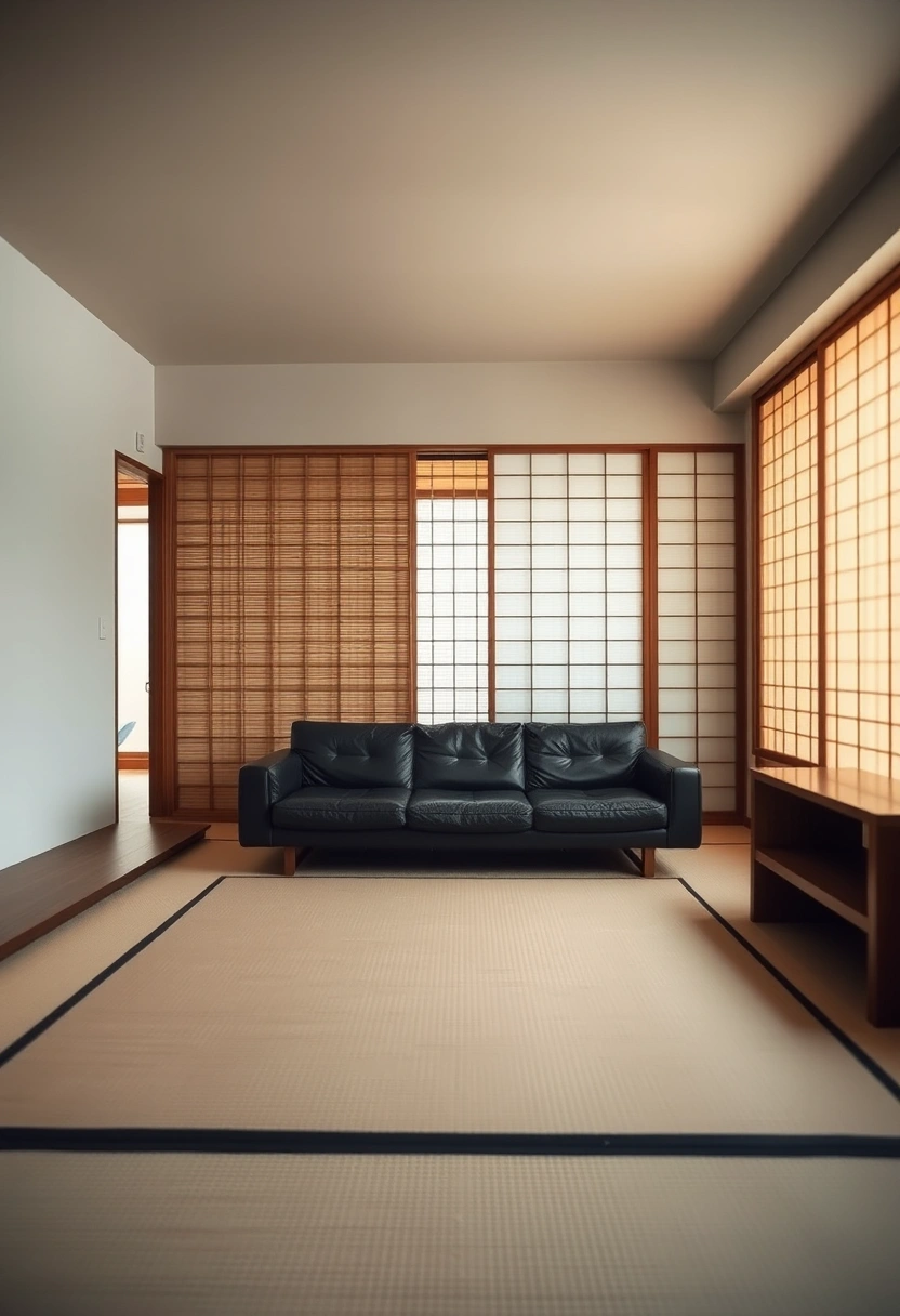 Black couch living room ideas 8