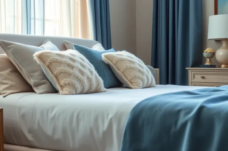 Blue and cream bedroom ideas 1