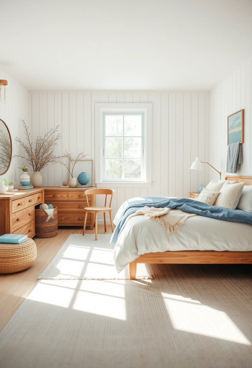 Blue and cream bedroom ideas 12