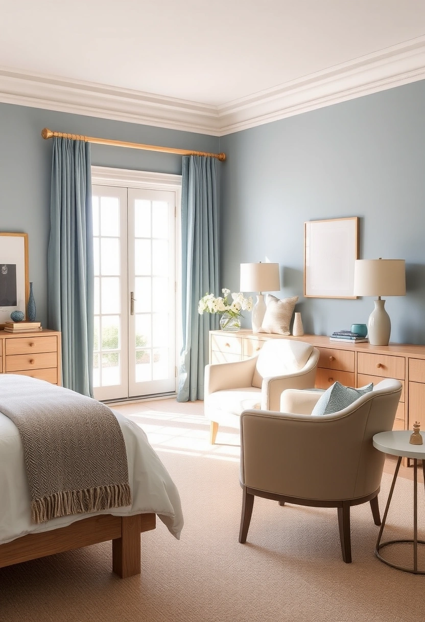 Blue and cream bedroom ideas 2