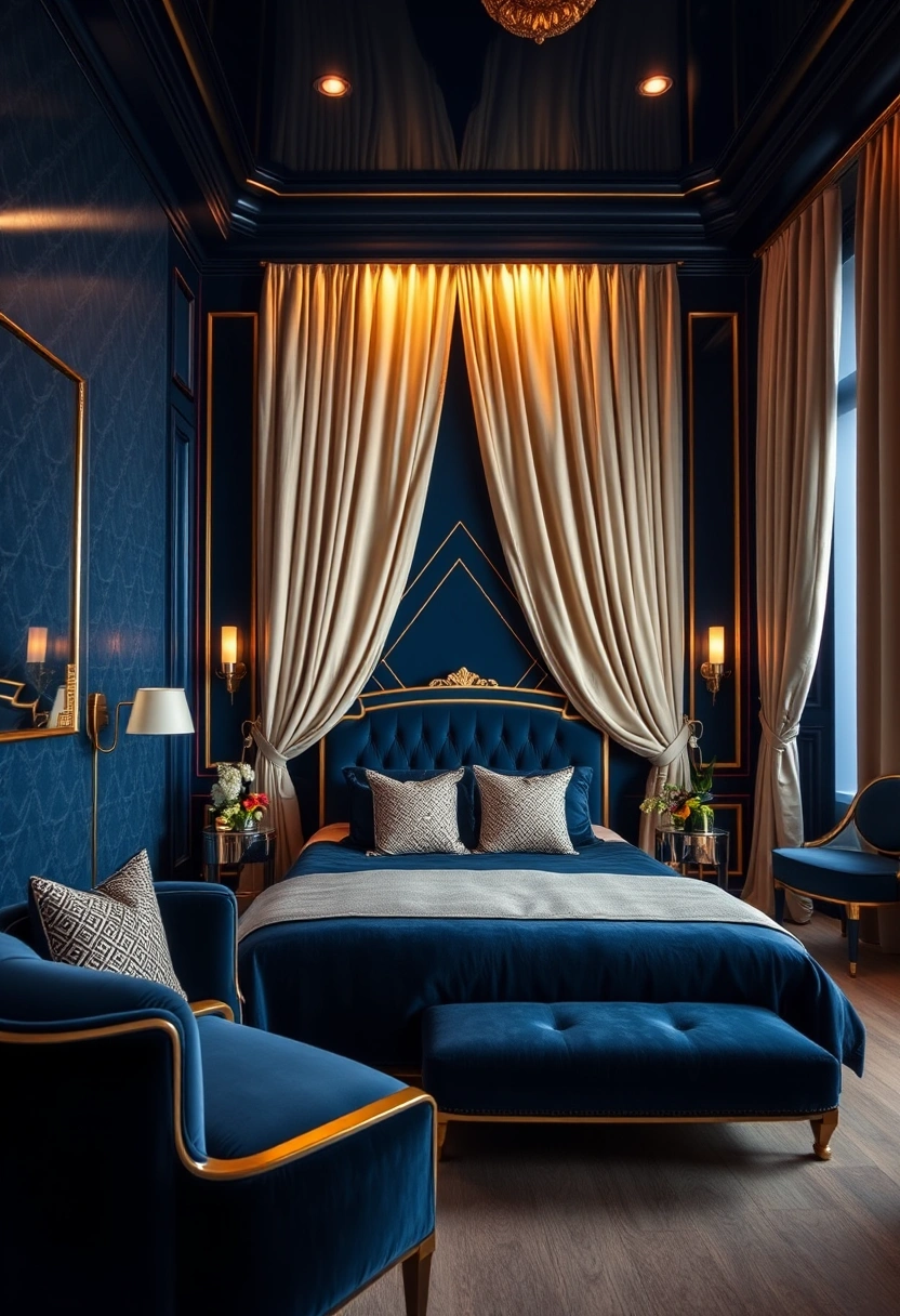 Blue and cream bedroom ideas 4