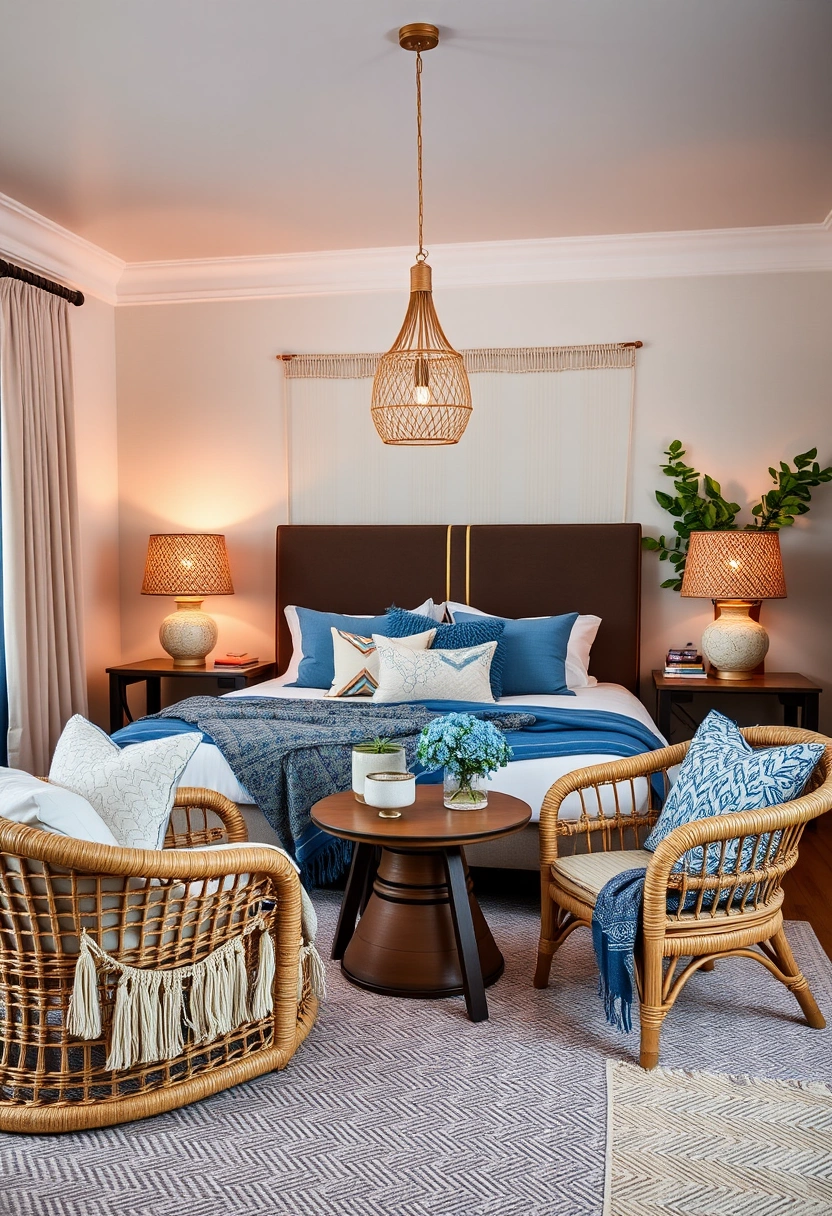 Blue and cream bedroom ideas 8