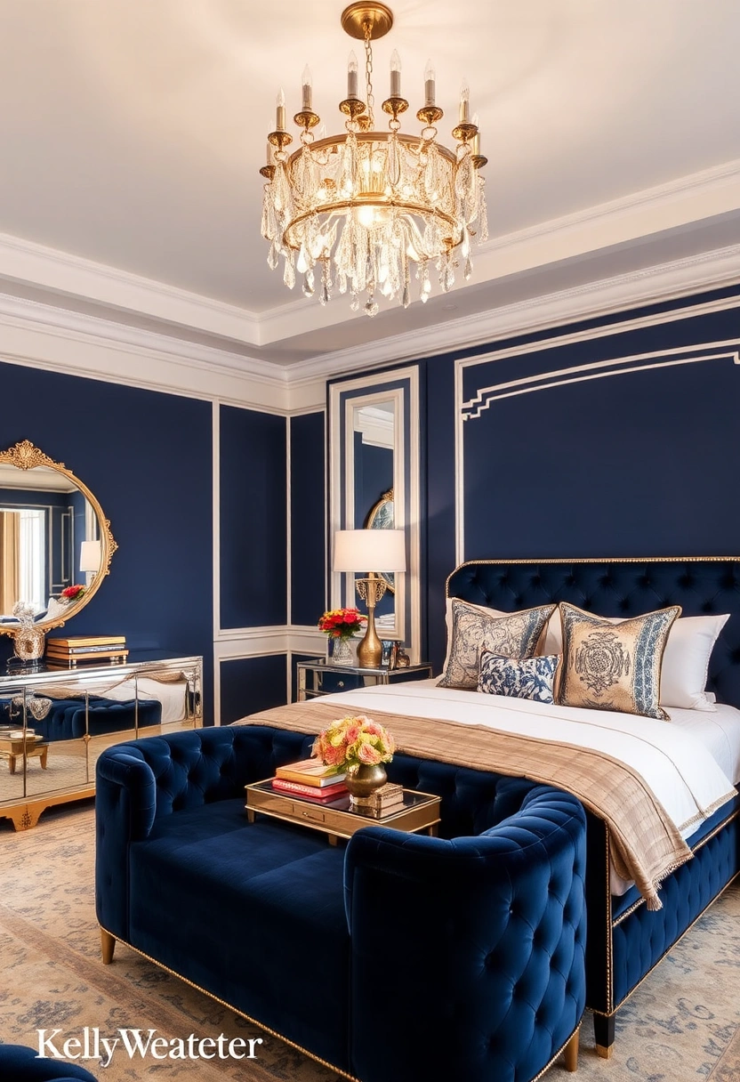 Blue and grey bedroom ideas 12