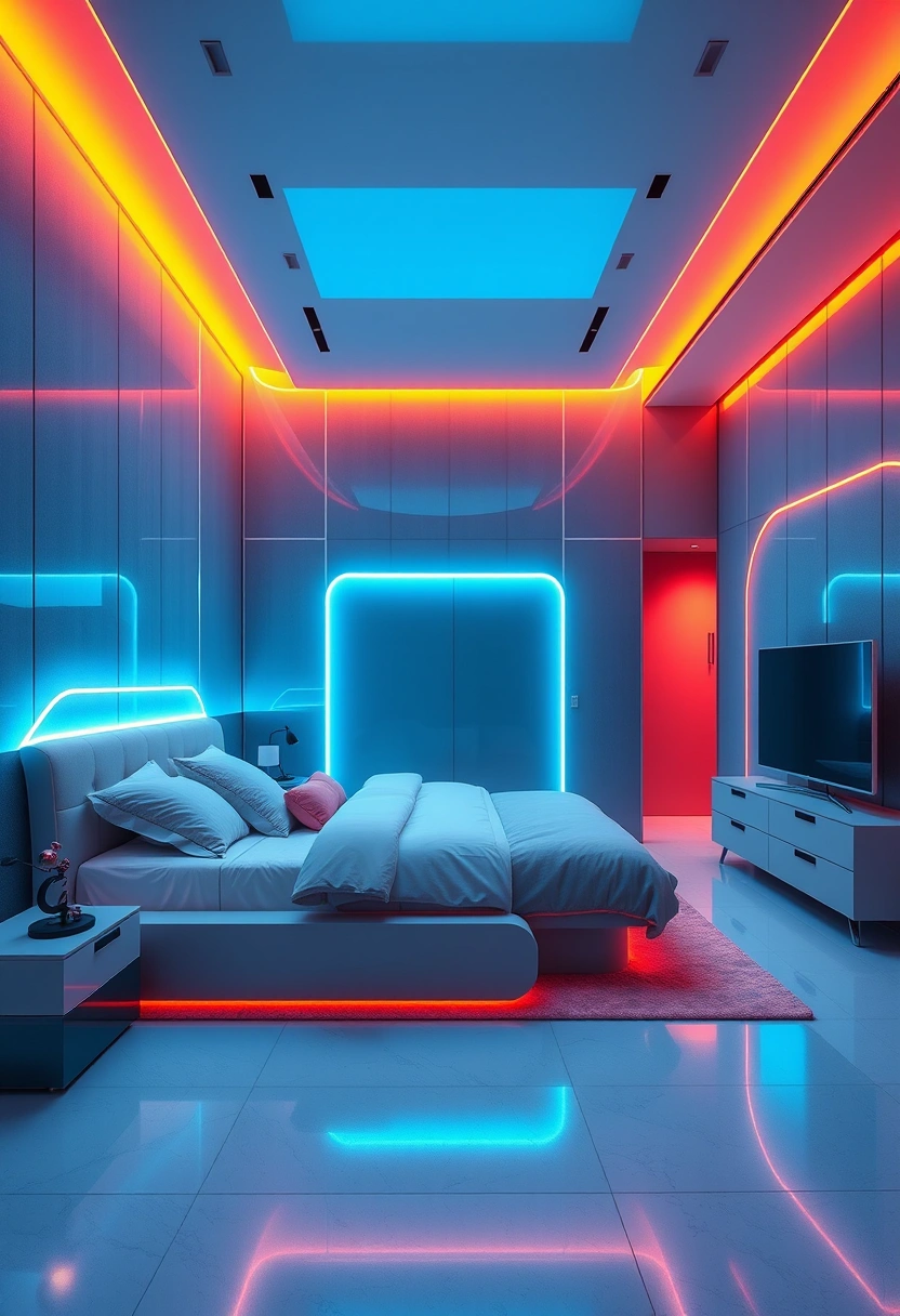 Blue and grey bedroom ideas 14