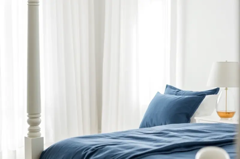 Blue and white bedroom ideas 1