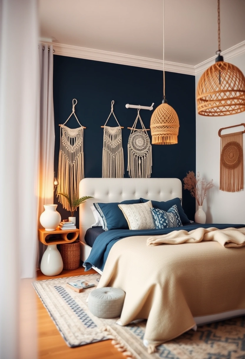 Blue and white bedroom ideas 9