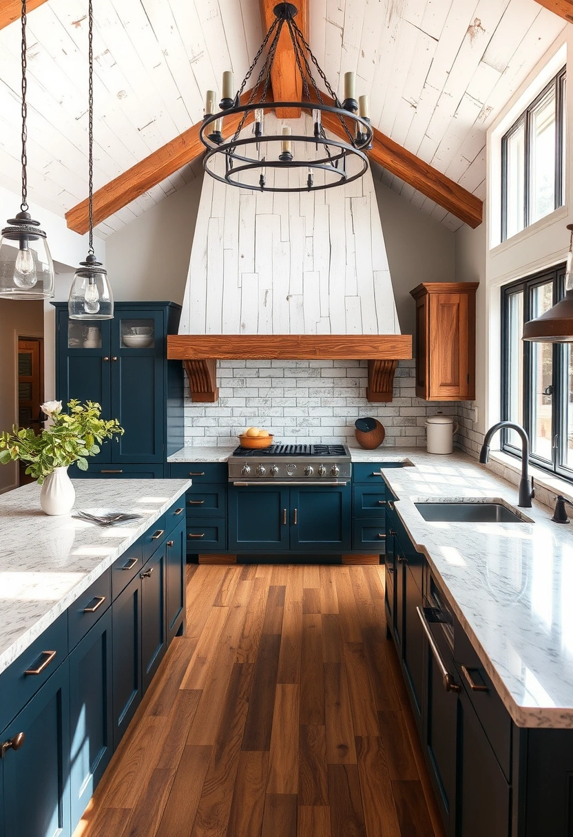 Blue and white kitchen ideas 13