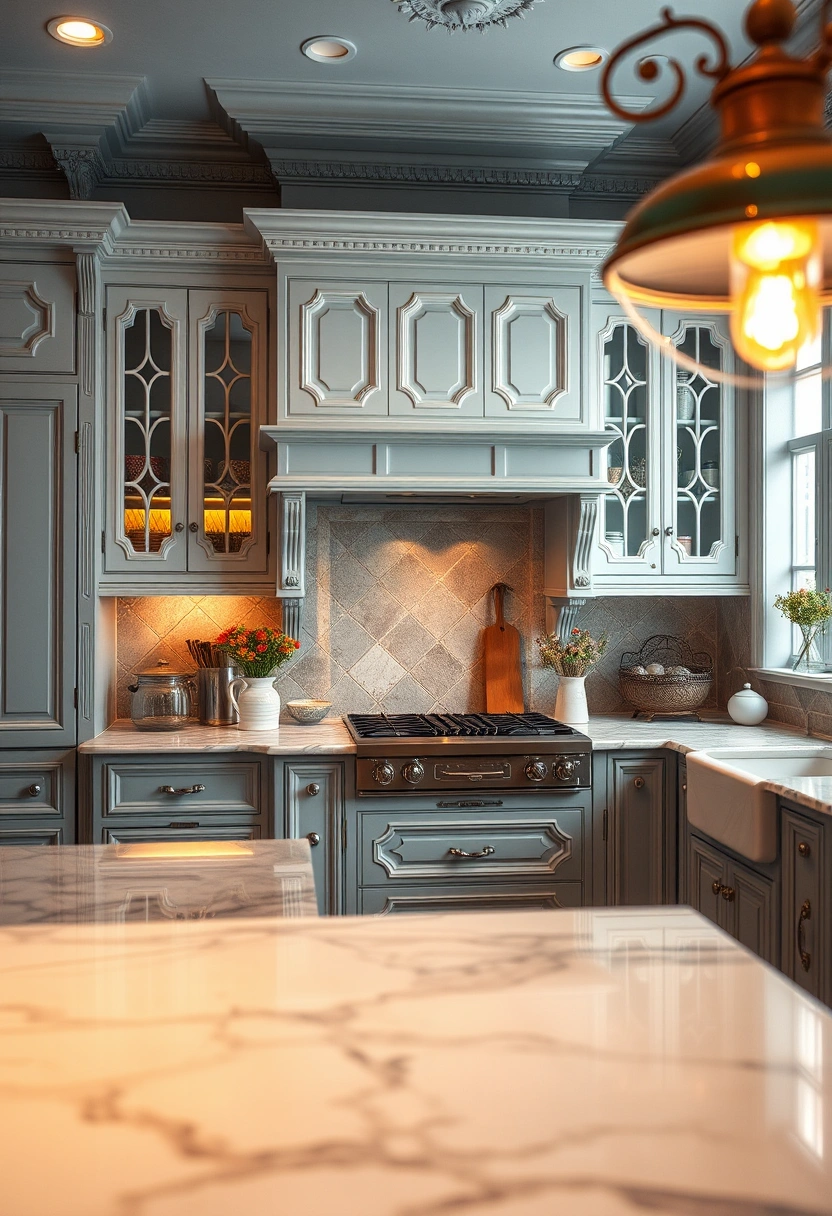 Blue and white kitchen ideas 17