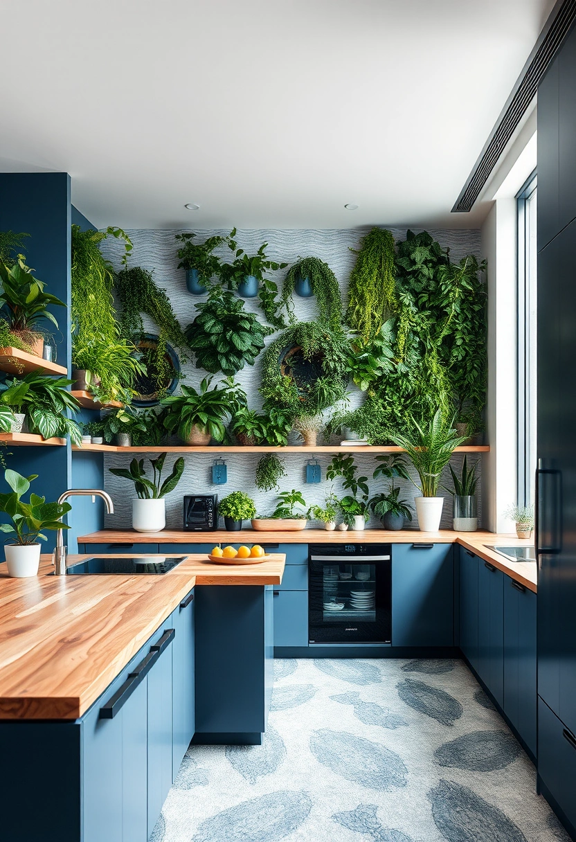 Blue and white kitchen ideas 18