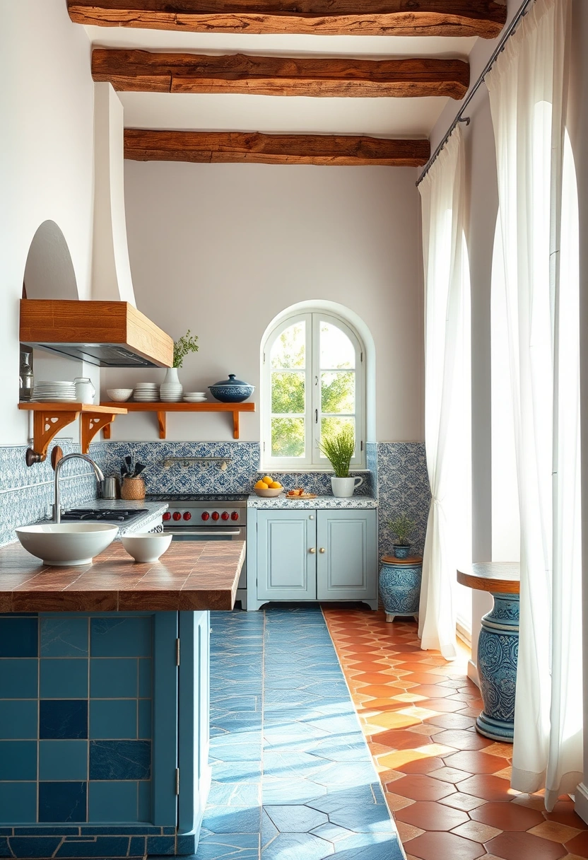 Blue and white kitchen ideas 20