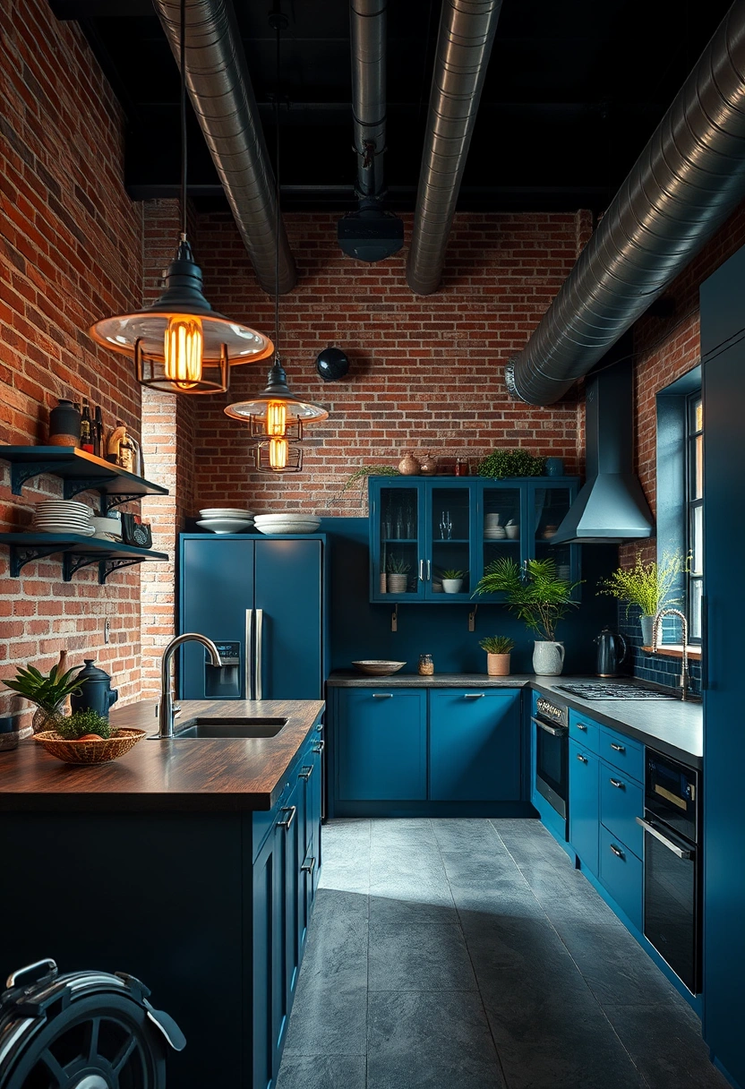 Blue and white kitchen ideas 8