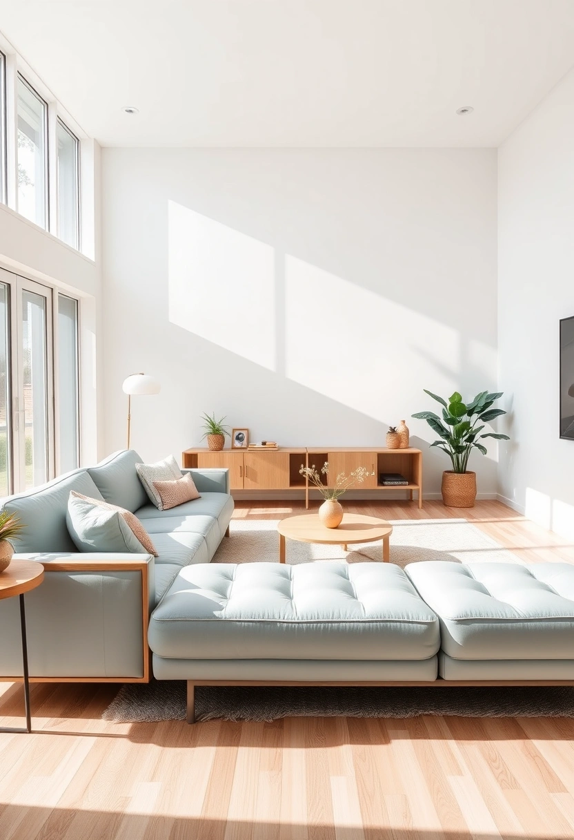 Blue couch living room ideas 5