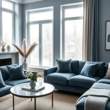 Blue winter decoration ideas 1
