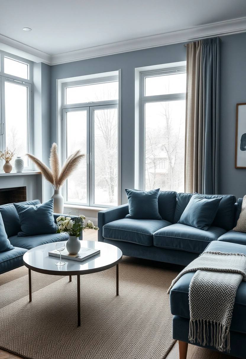 Blue winter decoration ideas 1