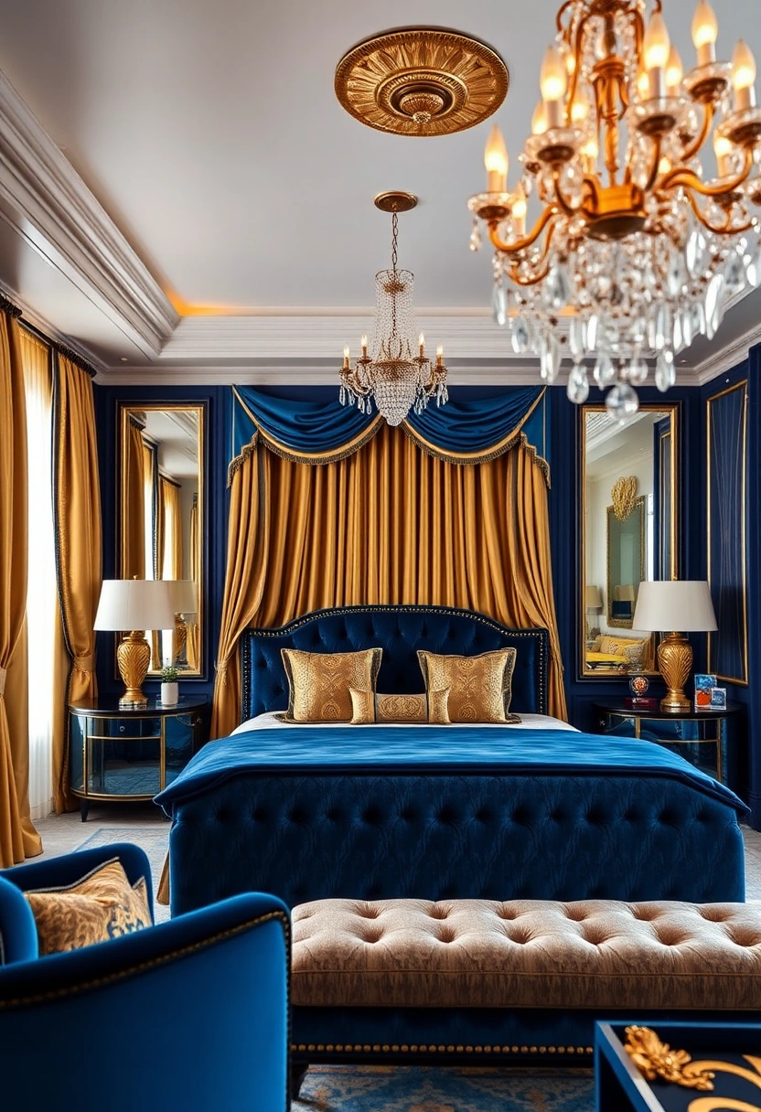 Blue winter decoration ideas 14