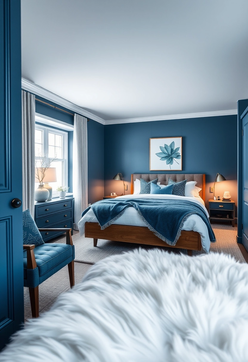 Blue winter decoration ideas 2