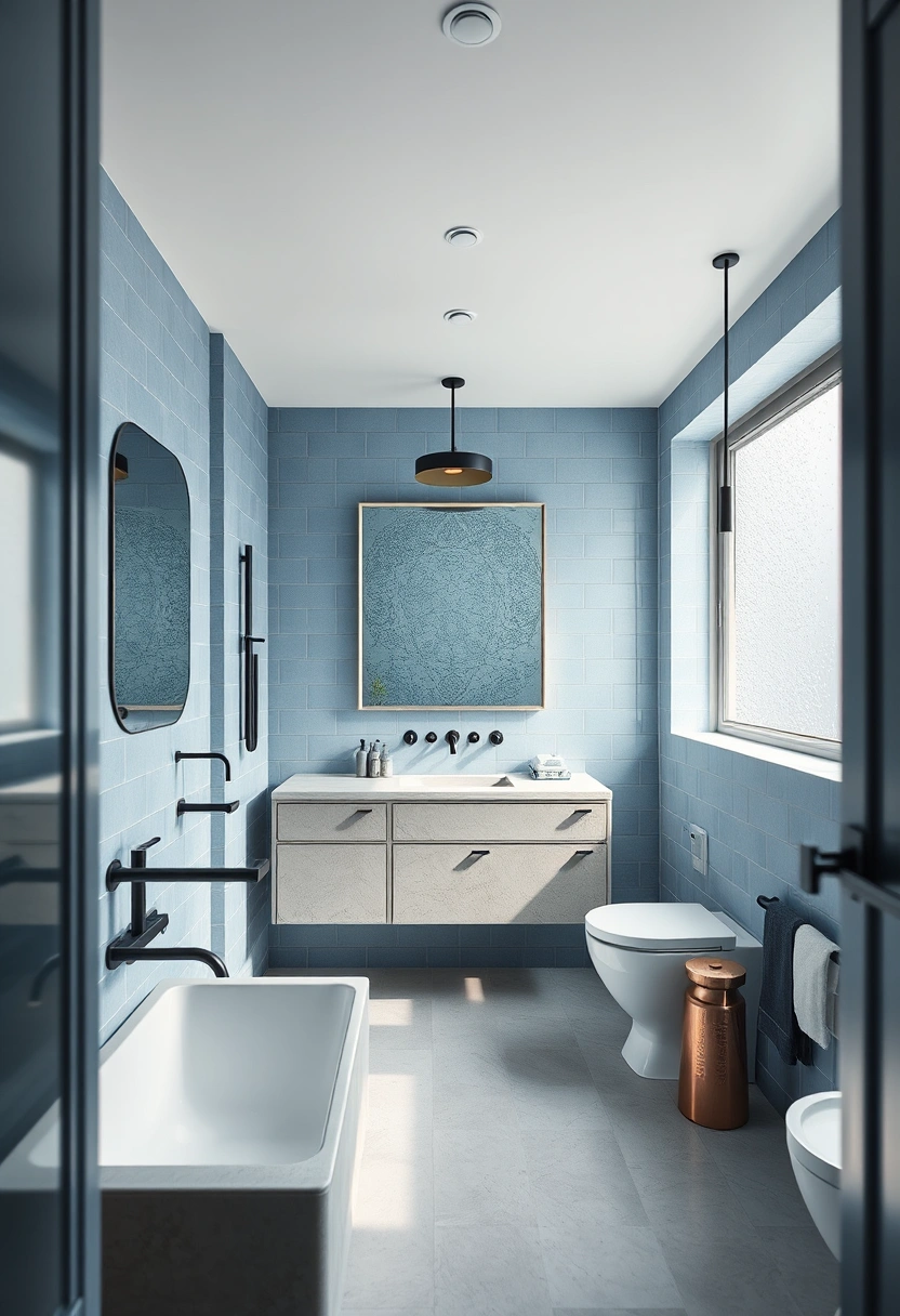 Blue winter decoration ideas 5