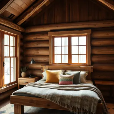 Cabin bedroom ideas 1