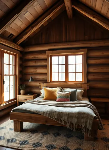 Cabin bedroom ideas 1