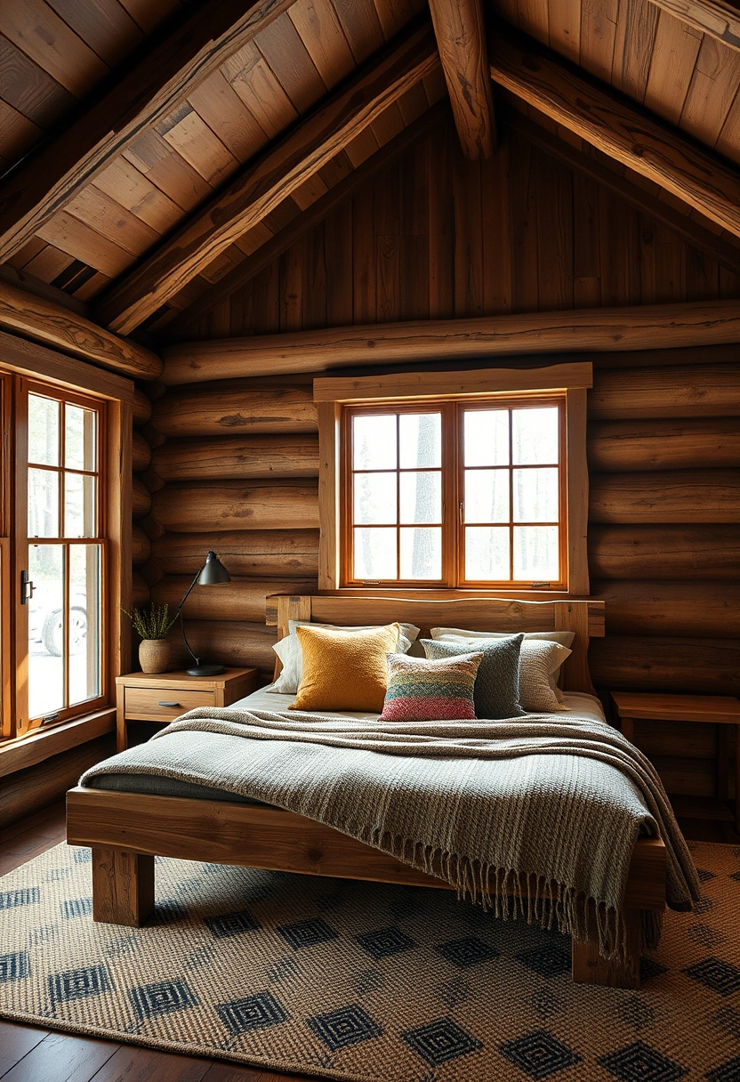 Cabin bedroom ideas 1