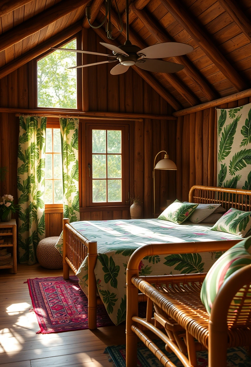 Cabin bedroom ideas 10